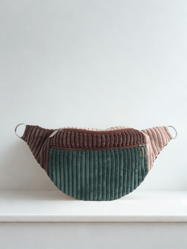 Retro Cord Bauchtasche