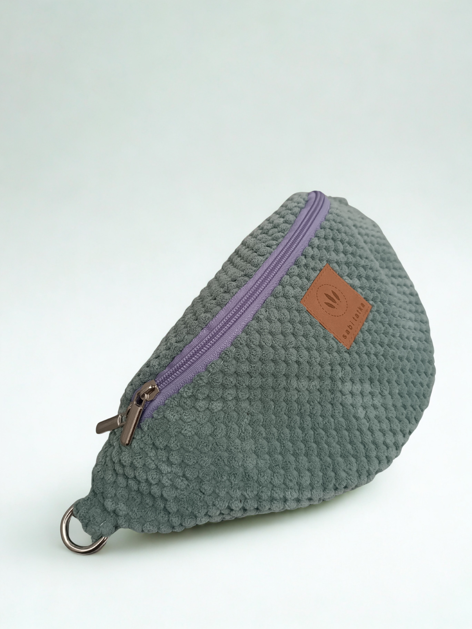 Bauchtasche Sabitatka Bubble-Struktur Mintgrün