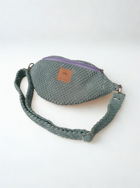 Sabitatka fanny pack, bubble structure, mint green 4