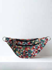 Bunte Bauchtasche Geo-Muster 2