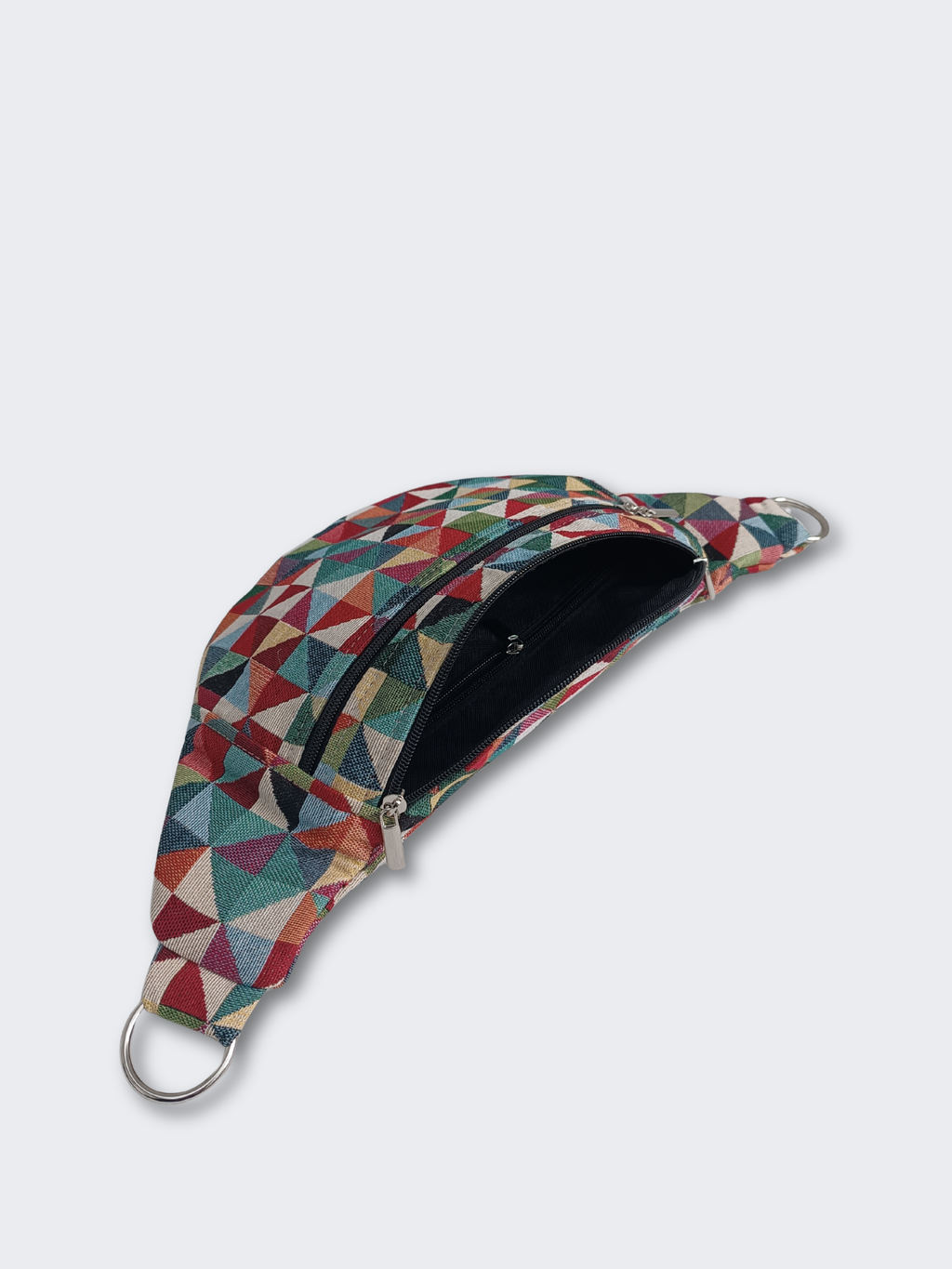 Bunte Bauchtasche Geo-Muster