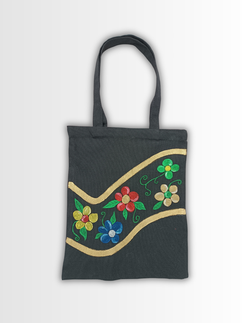 Handbemalte Canvas Tasche