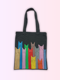 Handbemalte Canvas Tasche II 1