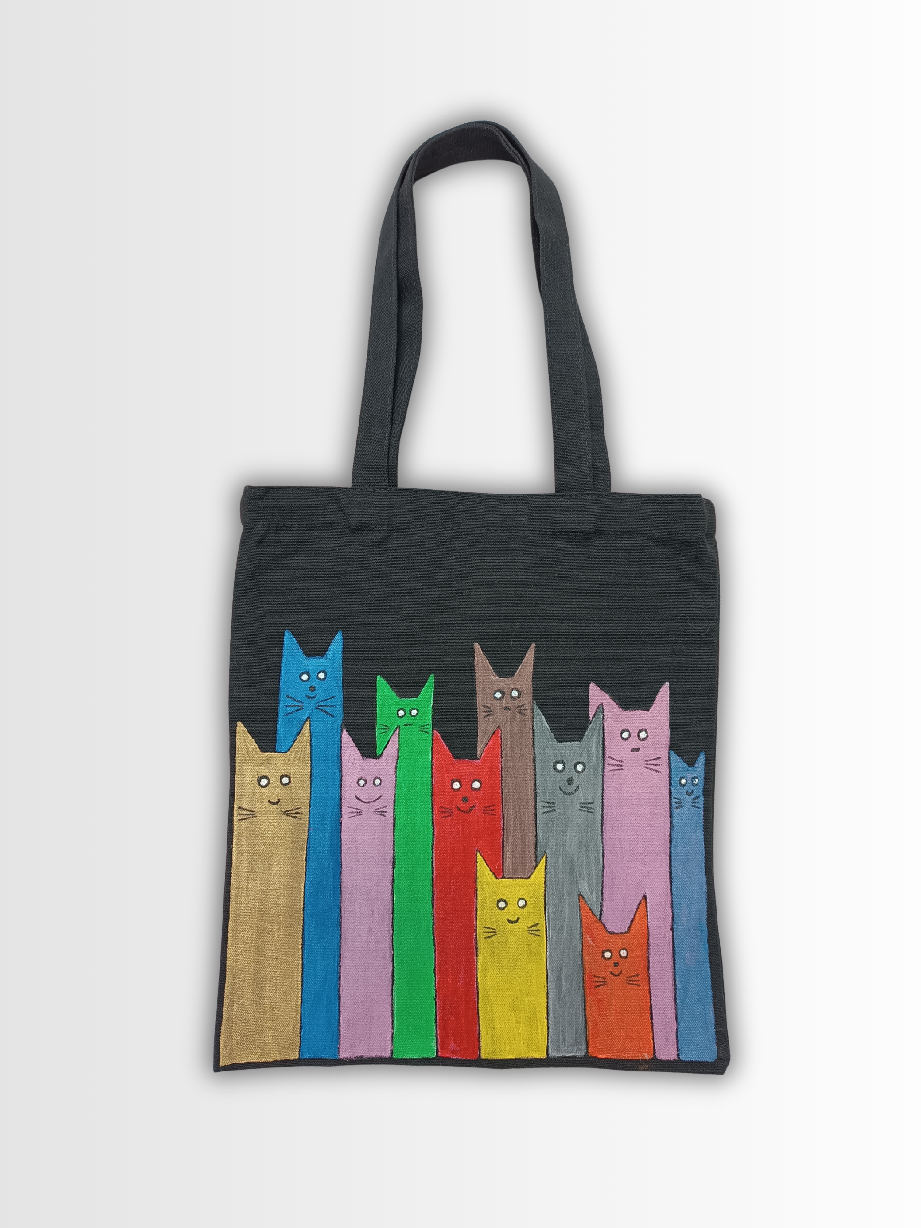 Handbemalte Canvas Tasche II