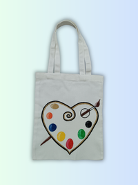 Handbemalte Canvas Tasche III 1