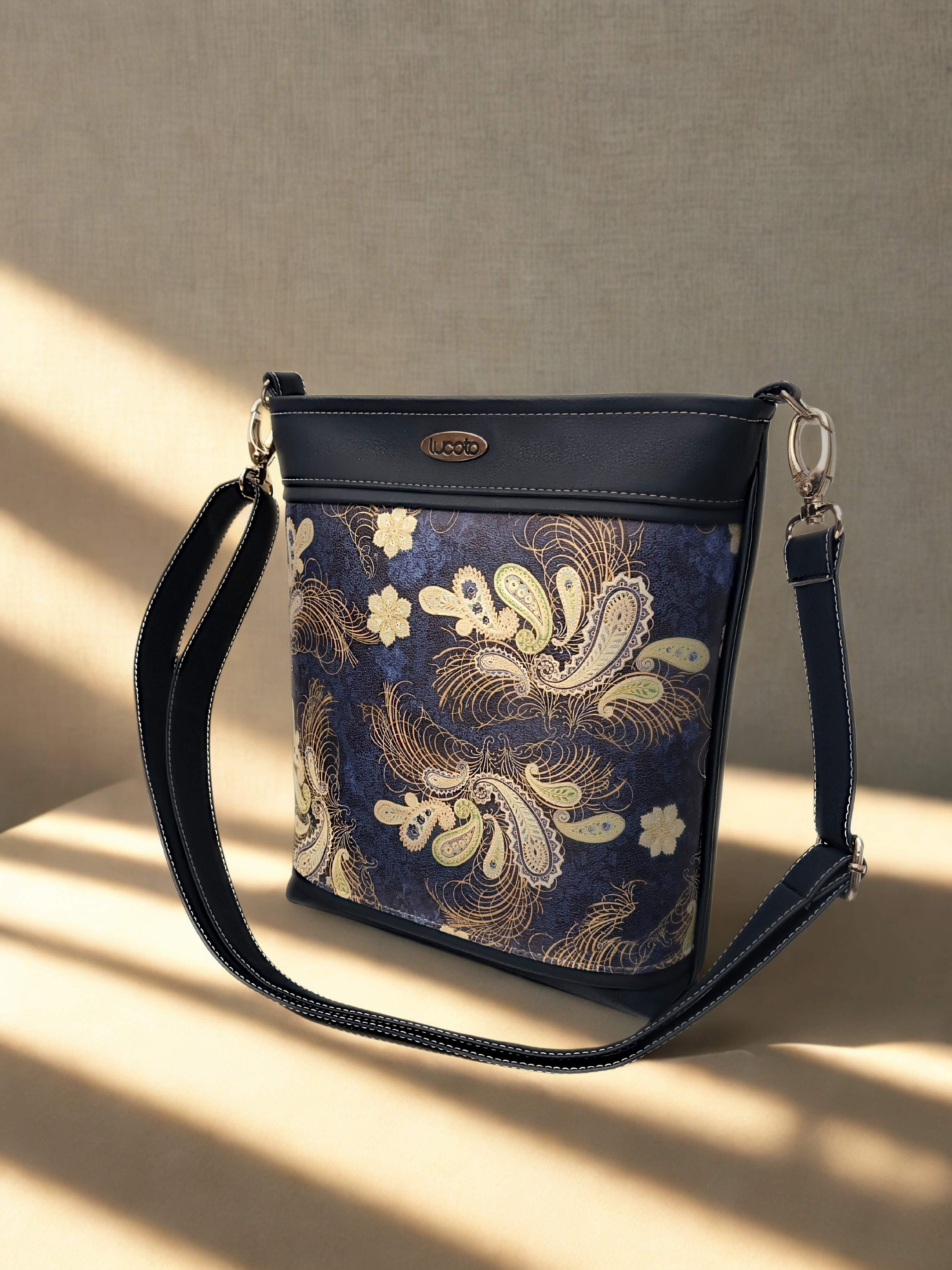 Lucoto FloraStyle handbag, dark blue