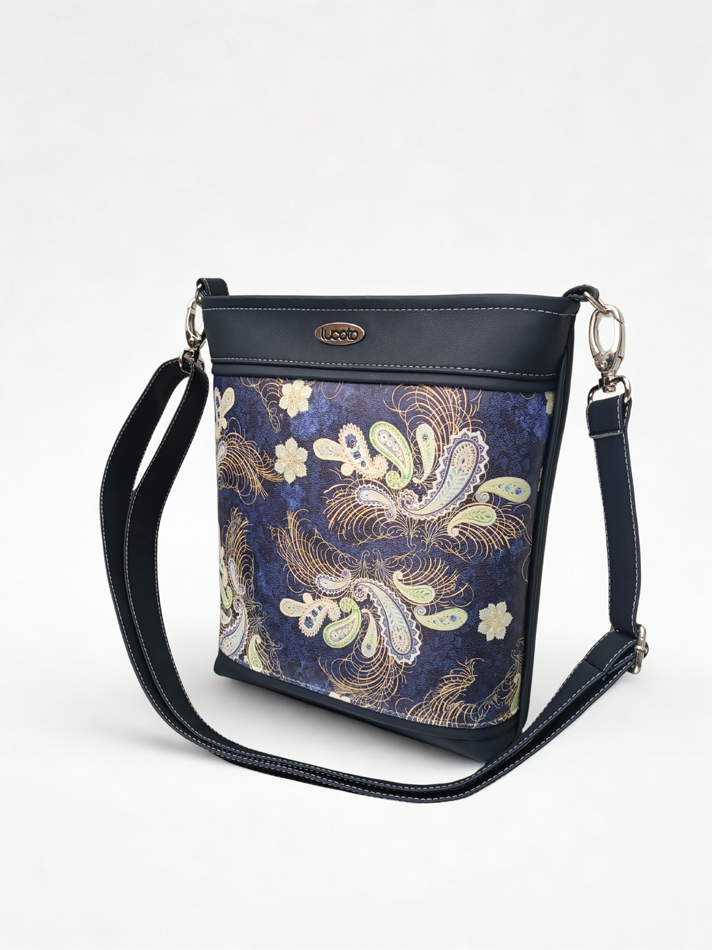 Lucoto FloraStyle handbag, dark blue