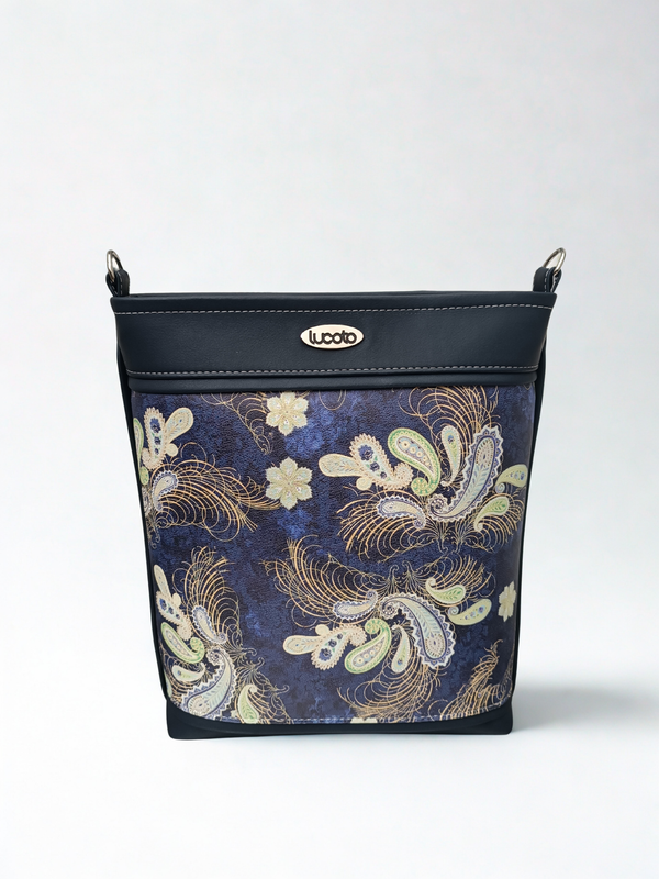 Handtasche Lucoto FloraStyle Dunkelblau - 2