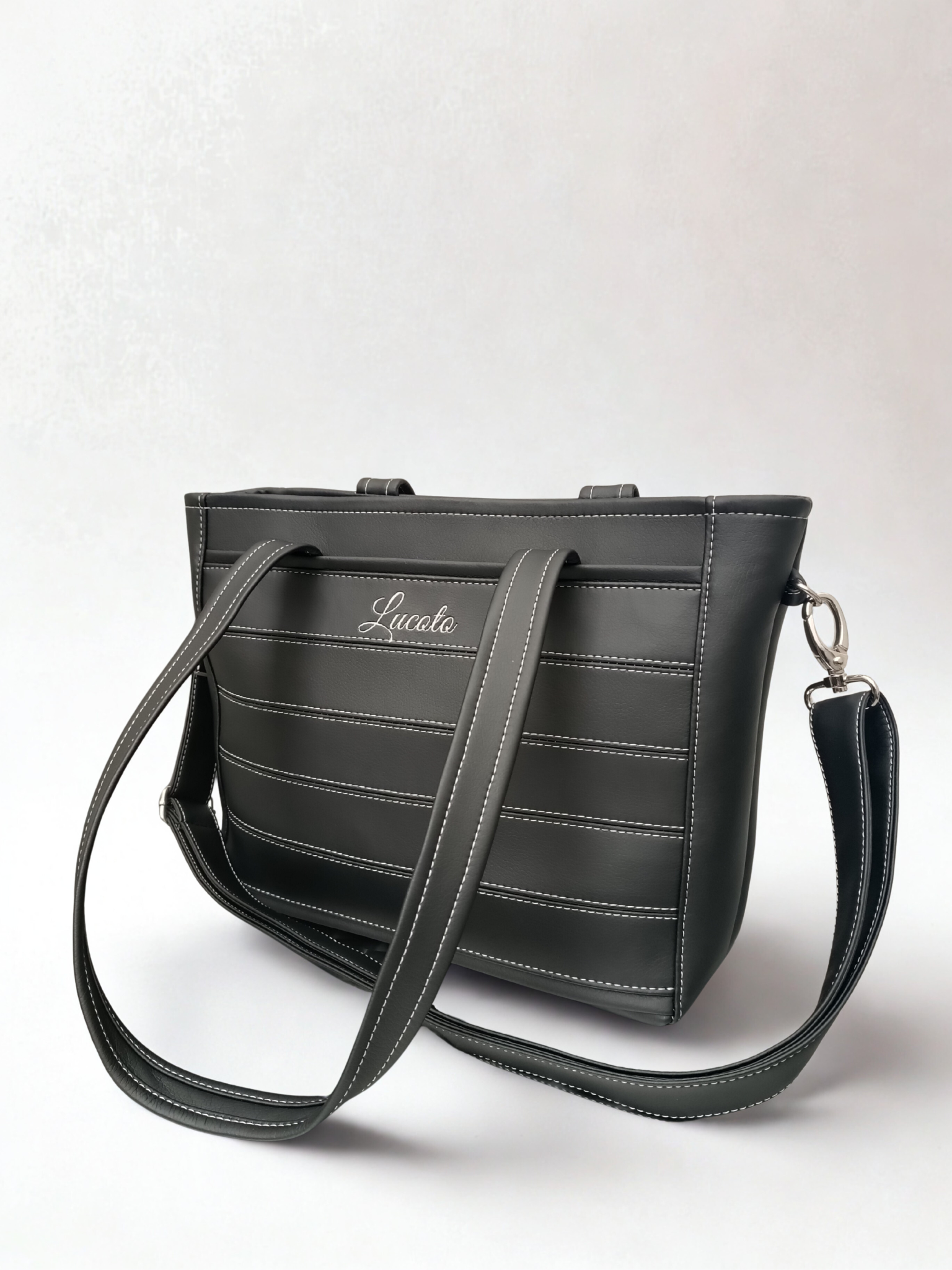 Lucoto Shopper Handbag, Black