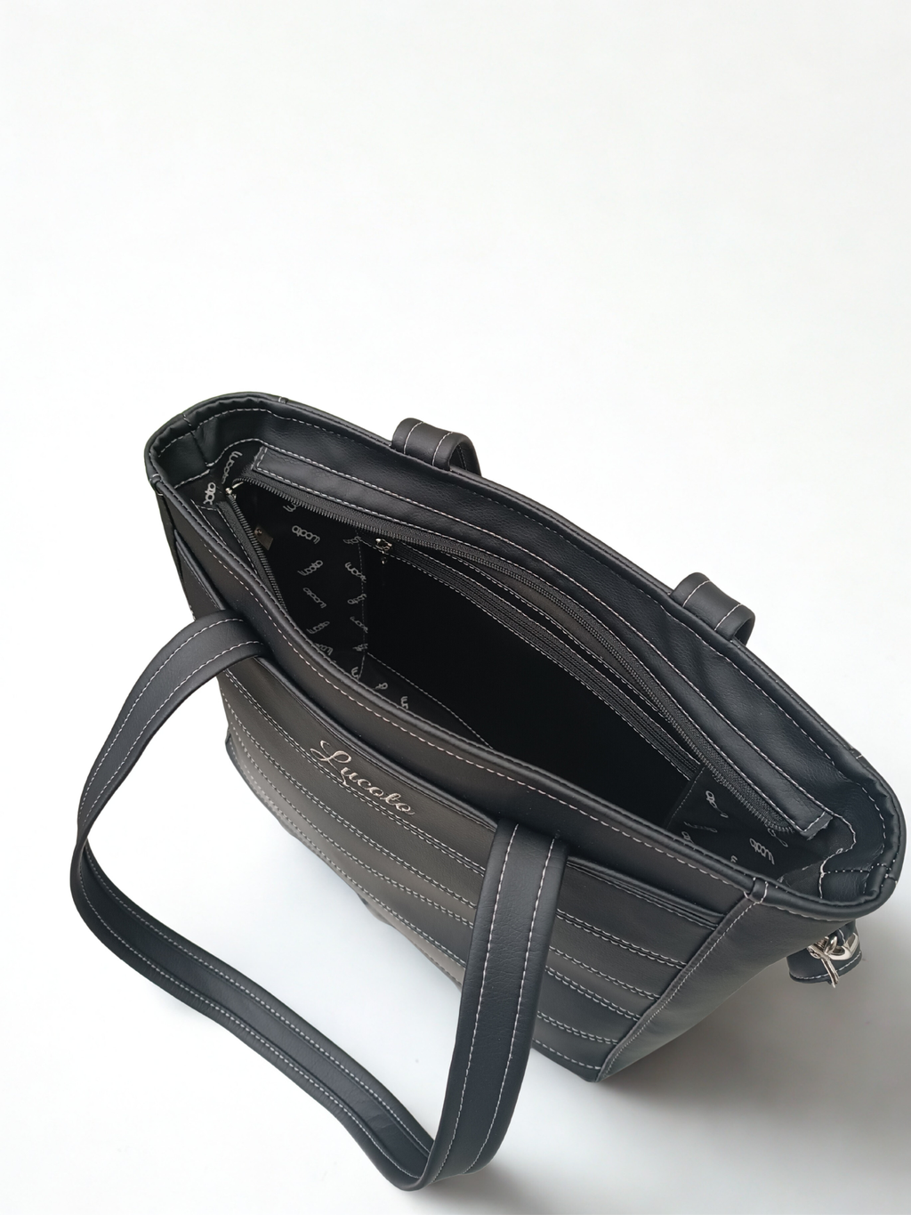 Lucoto Shopper Handbag, Black