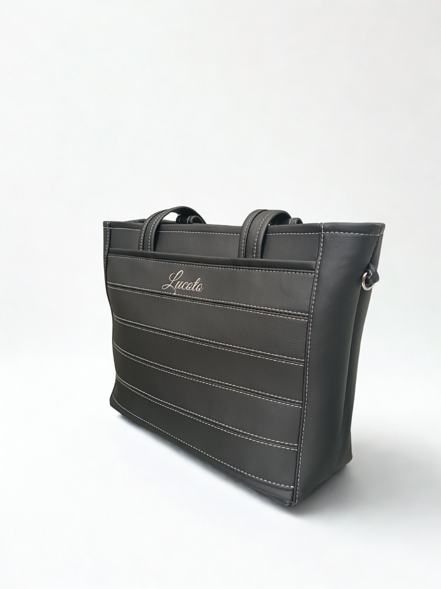 Lucoto Shopper Handbag, Black