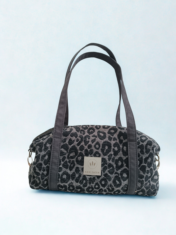 Handtasche Sabitatka Grey Leopard Baguette - 2