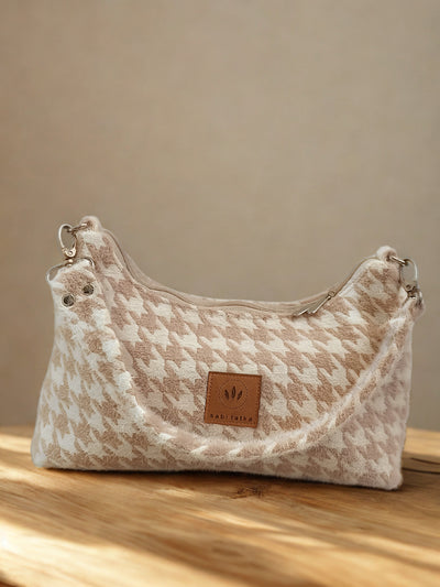 Handtasche Sabitatka Rose Leopard Baguette