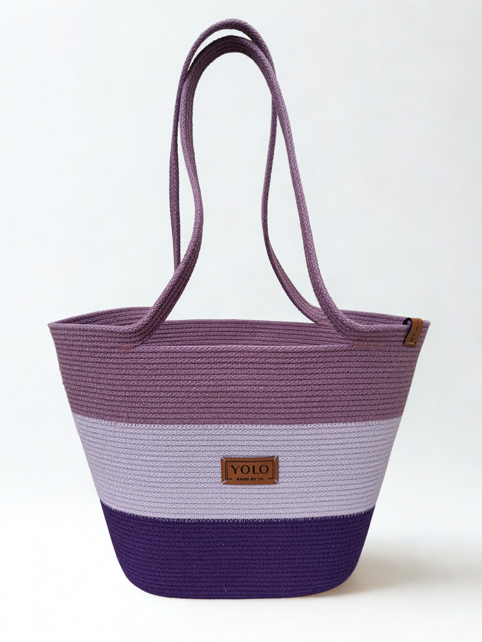 Handtasche Yolo Kordelzauber TriColor Violett Midi