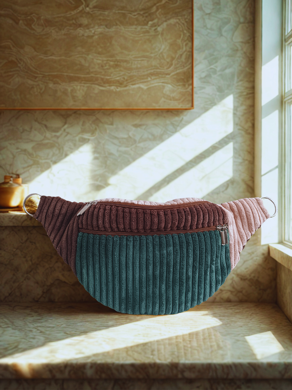 Retro Corduroy Fanny Pack