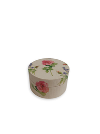 Runde Schmuckschatulle - Rosen 2