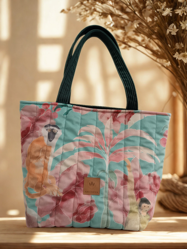 Shopper Sabitatka bunte Äffchen