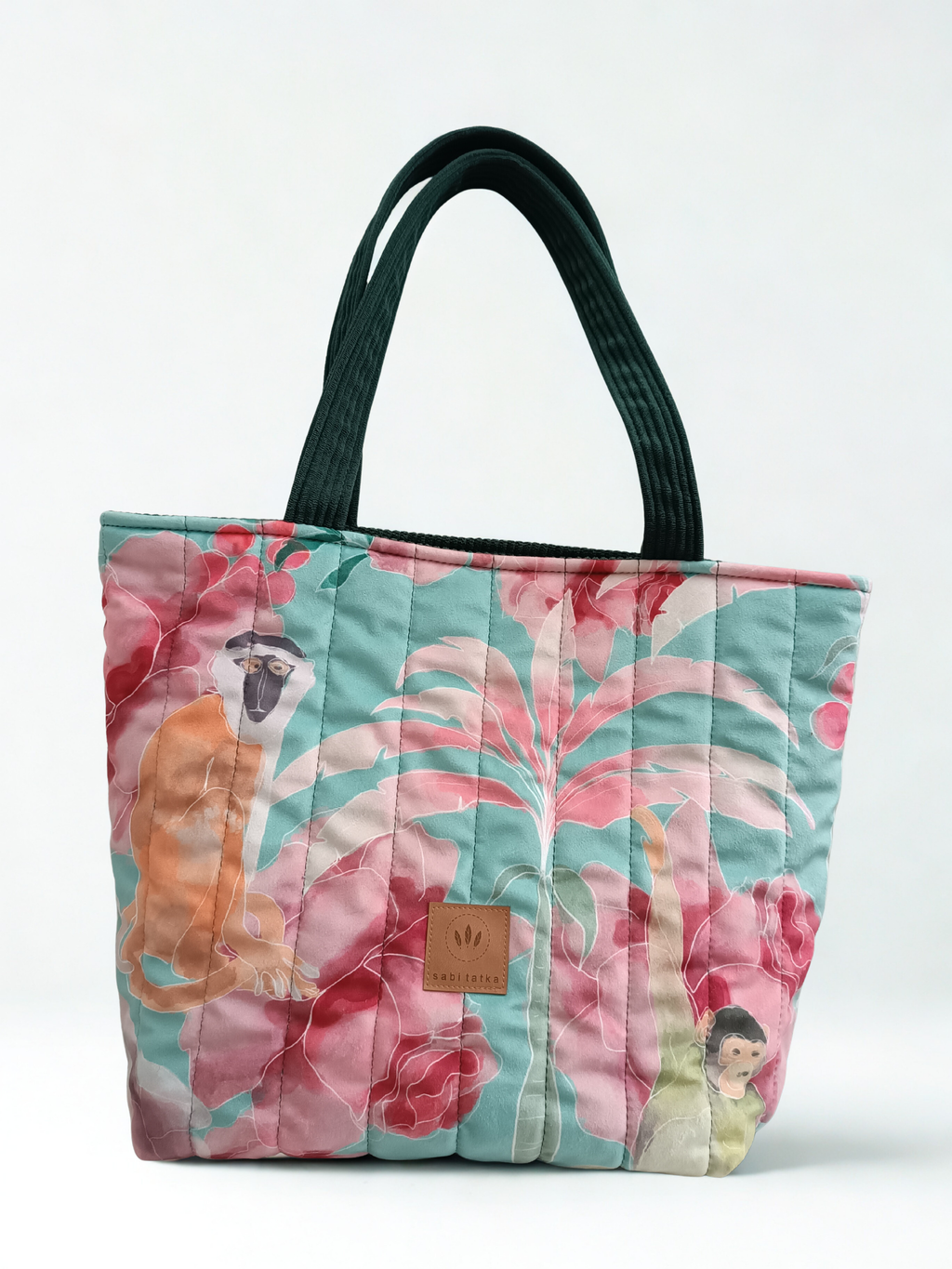 Shopper Sabitatka bunte Äffchen