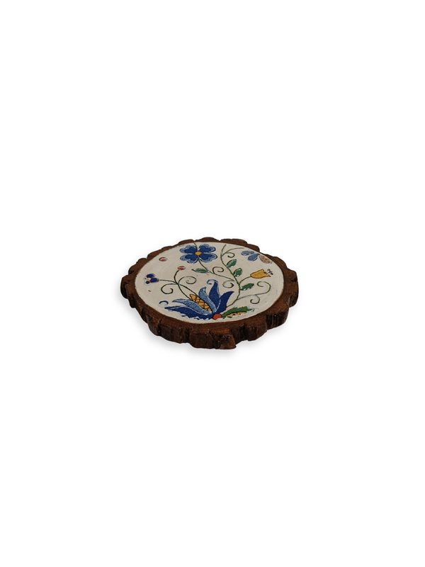 Tassenuntersetzer Volksblumenmotiv