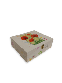 Teekiste - Mohnblumen 3