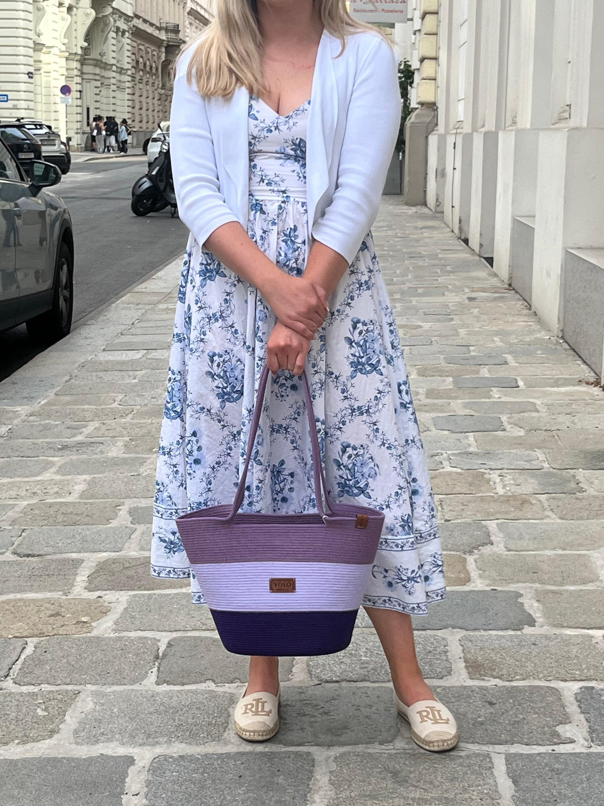 Handtasche Yolo Kordelzauber TriColor Violett Midi – Ansicht 4