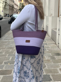Handtasche Yolo Kordelzauber TriColor Violett Midi 3