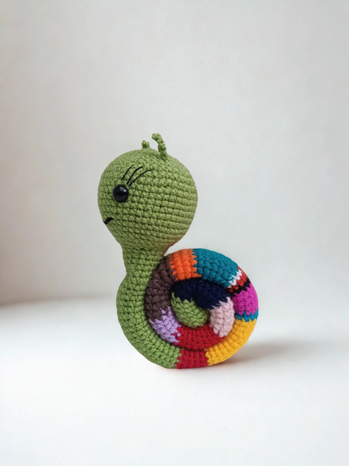 Gehäkelte Schnecke